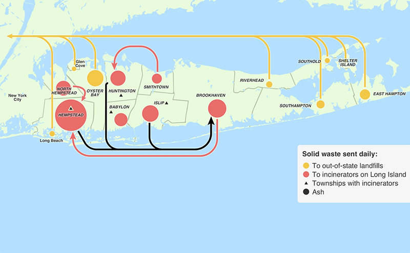 With a deadline looming, Long Island towns evaluate how they collaborate on trash